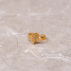 Anel Flora Ajustável Banhado em Ouro 18K
