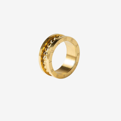 Anel Génova Banhado em Ouro 18K