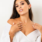 Anel Groove Banhado em Ouro 18k