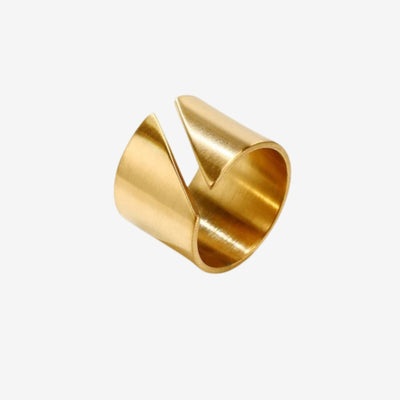 Anel Elegancy Banhado em Ouro 18K