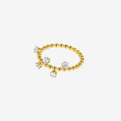 Anel Serena Banhado em Ouro 18K