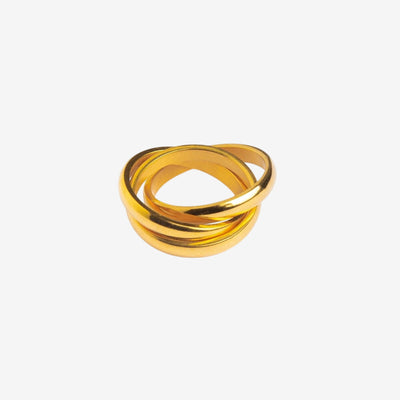 Anel Fidelidade Banhado em Ouro 18K
