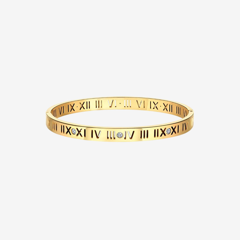 Bracelete Fórum Romano Banhado em Ouro 18K