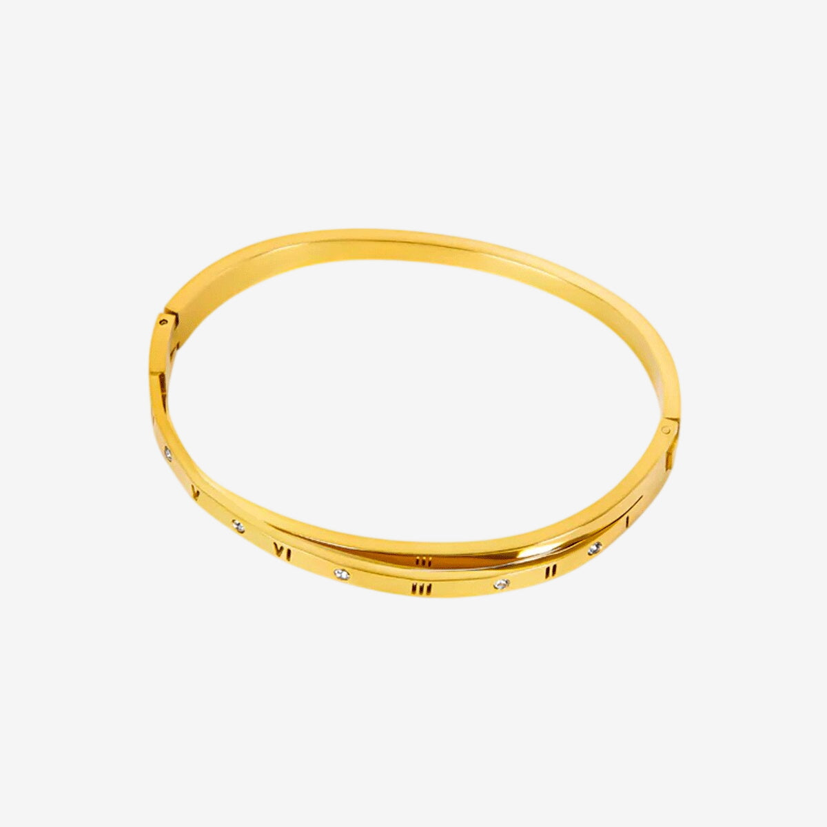 Bracelete Fórum Entrelace Banhado em Ouro 18K