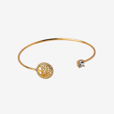Bracelete Raízes Banhado em Ouro 18K