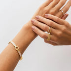 Bracelete Aura Banhado em Ouro 18k