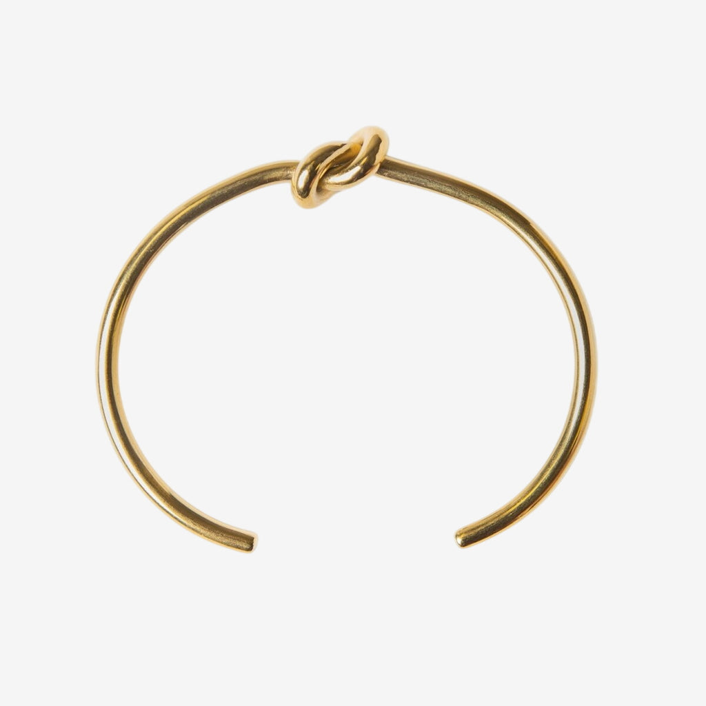 Bracelete Laço Central Banhado em Ouro 18K
