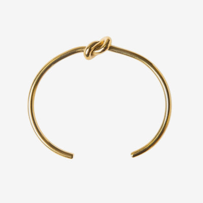 Bracelete Laço Central Banhado em Ouro 18K
