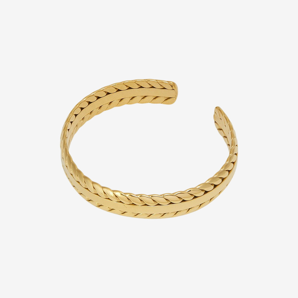 Bracelete Botânico Banhado em Ouro 18K