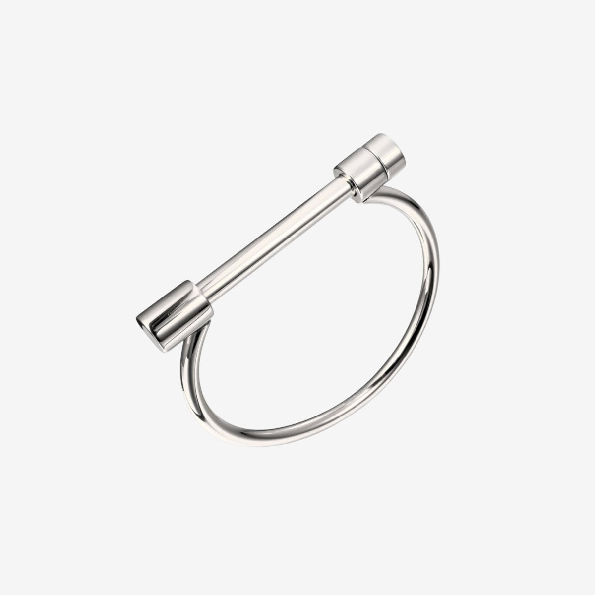 Bracelete Torque Parafuso - Prata