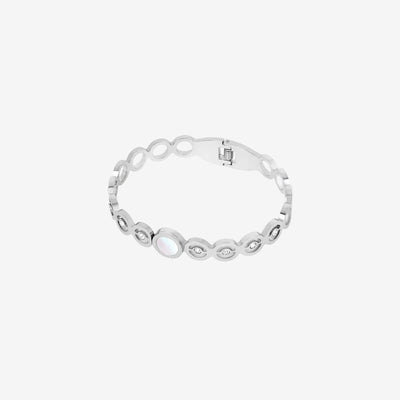 Bracelete Módena Zircônia - Prata