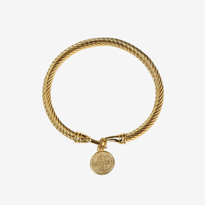 Bracelete Bencao Banhado em Ouro 18K