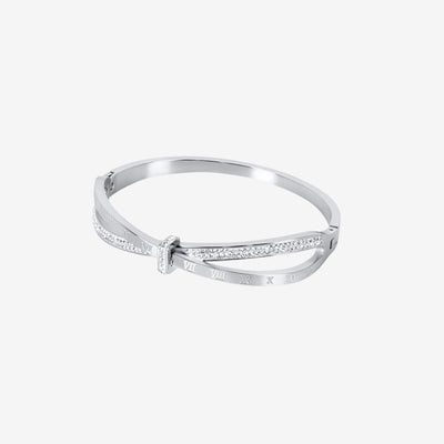 Bracelete Senado Zirconia - Prata