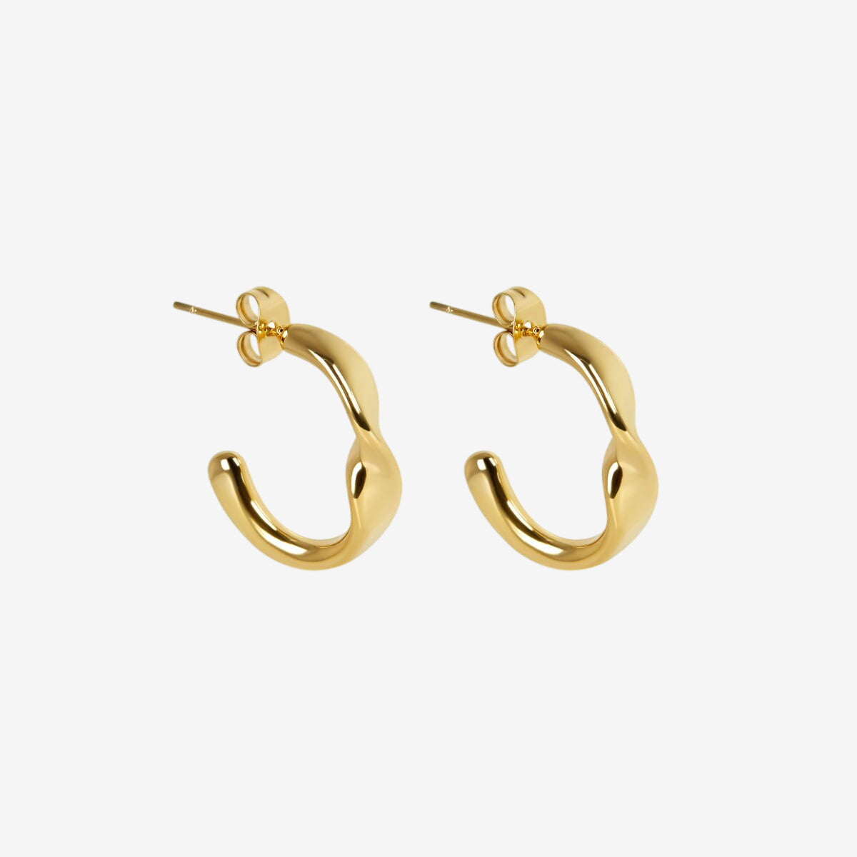 Brinco Siena Argola Banhado em Ouro 18K