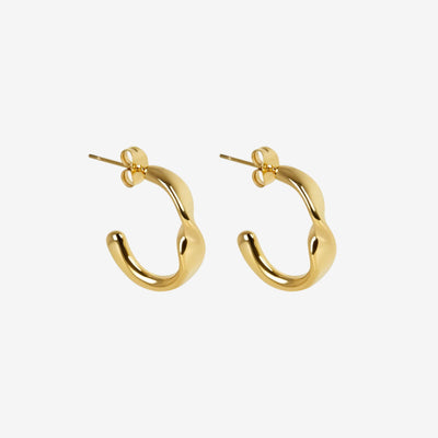 Brinco Siena Argola Banhado em Ouro 18K