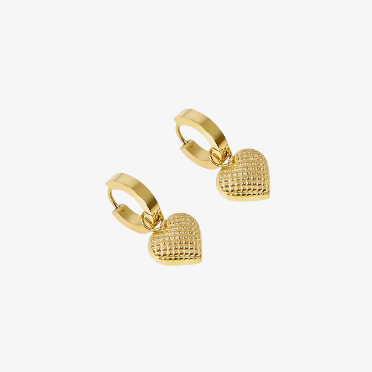 Brinco Amore Argolinha Banhado em Ouro 18K