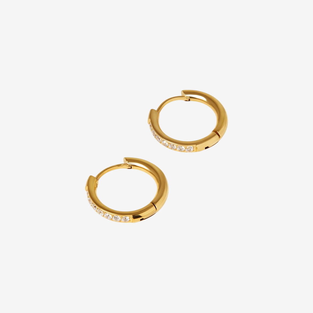 Brinco Trieste Argola Banhado em Ouro 18K