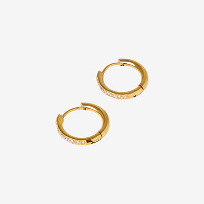 Brinco Trieste Argola Banhado em Ouro 18K