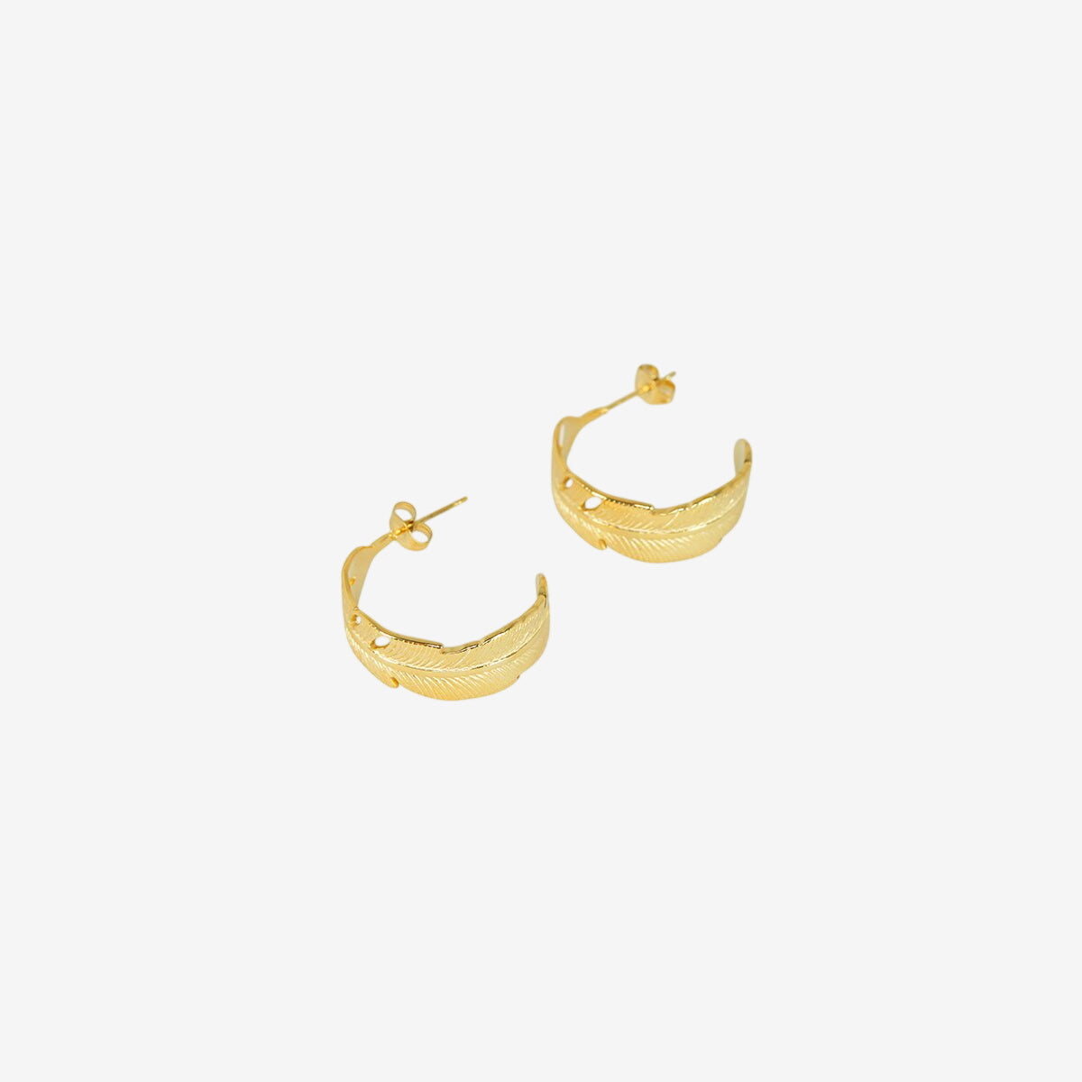 Brinco Delfos Argola Banhado em Ouro 18K