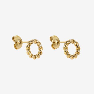 Brinco Twist Banhado em Ouro 18K