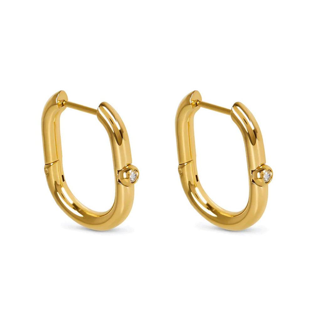 Brincos de Argola Shine Banhado em Ouro 18k