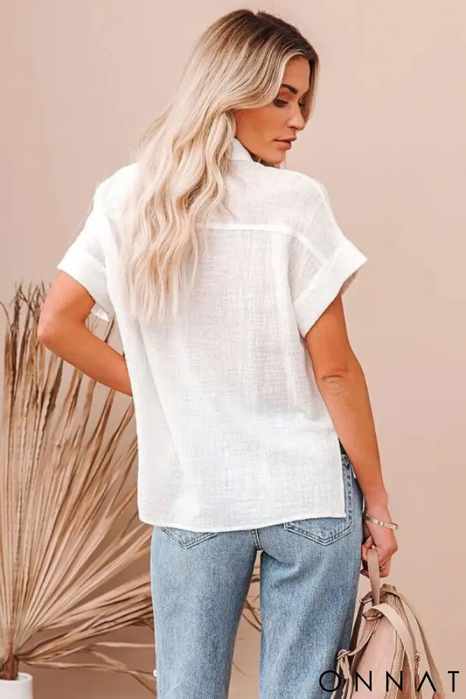 Camisa Oversized Linho Breeze Tops