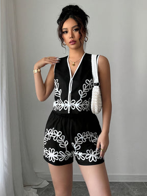 Conjunto Color Block Amara – Elegância Atempora