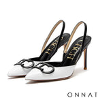 2025 spring and summer new high heels luxury brand ladies shoes sexy girls party sandals WHITE / 37