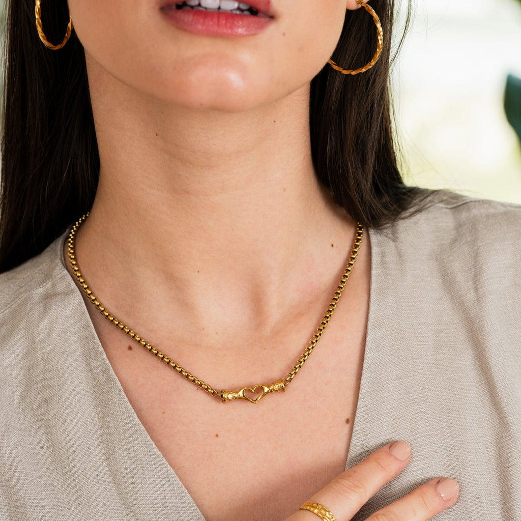 Colar Valletta Banhado em Ouro 18K