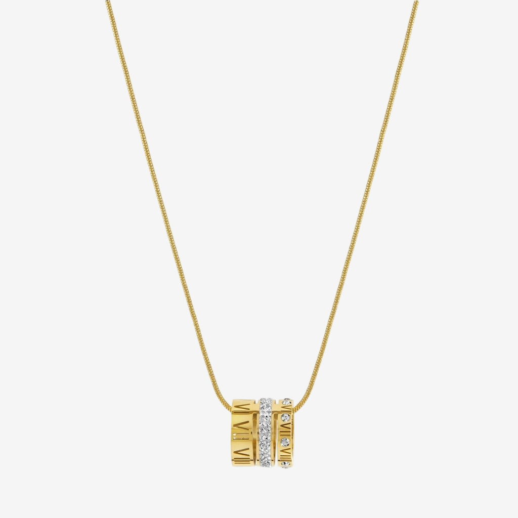 Colar Fórum Romano Banhado em Ouro 18k