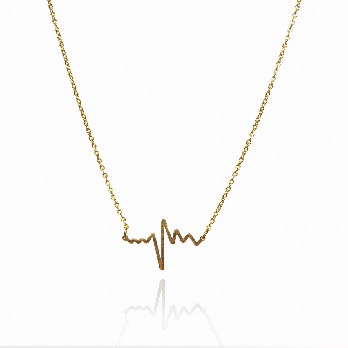 Colar Vitória Batimentos Life Pingente Banhado em Ouro 18K