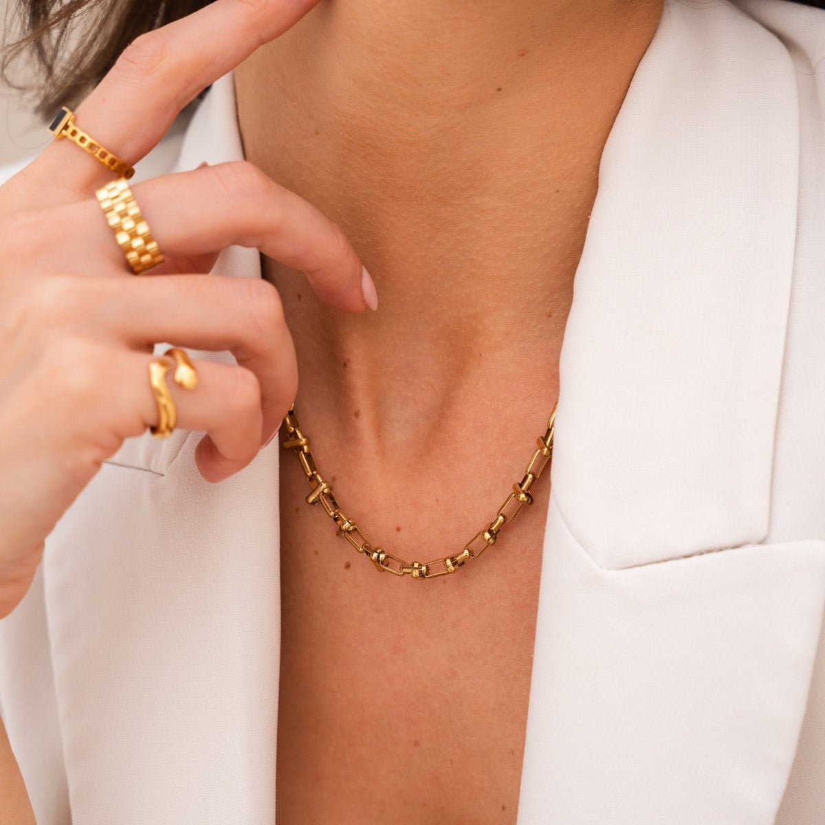 Colar Kairo Banhado em Ouro 18K