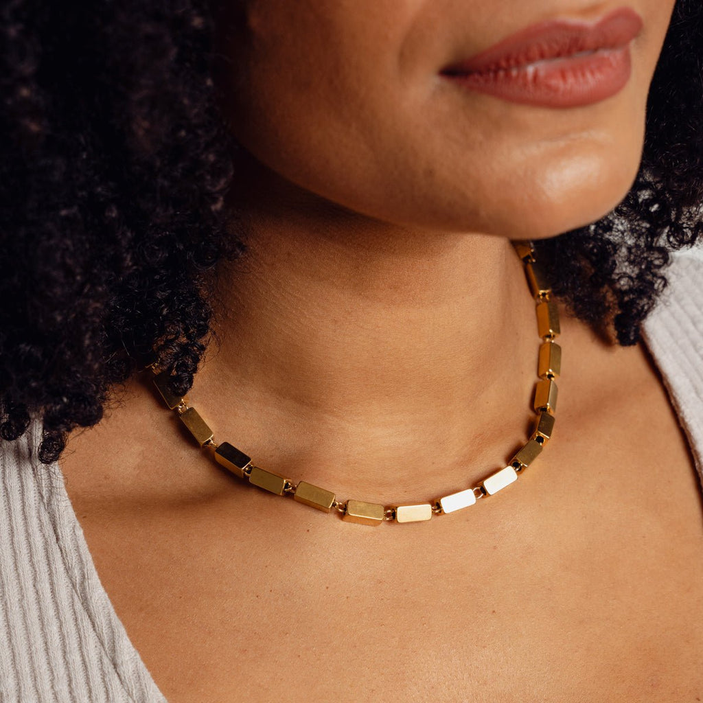 Colar Solène Banhado em Ouro 18k