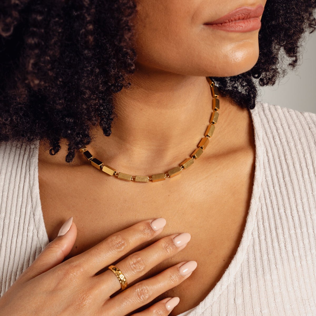 Colar Solène Banhado em Ouro 18k