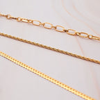 Colar Salvador Cordão Baiano Fino 2mm Banhado em Ouro 18k