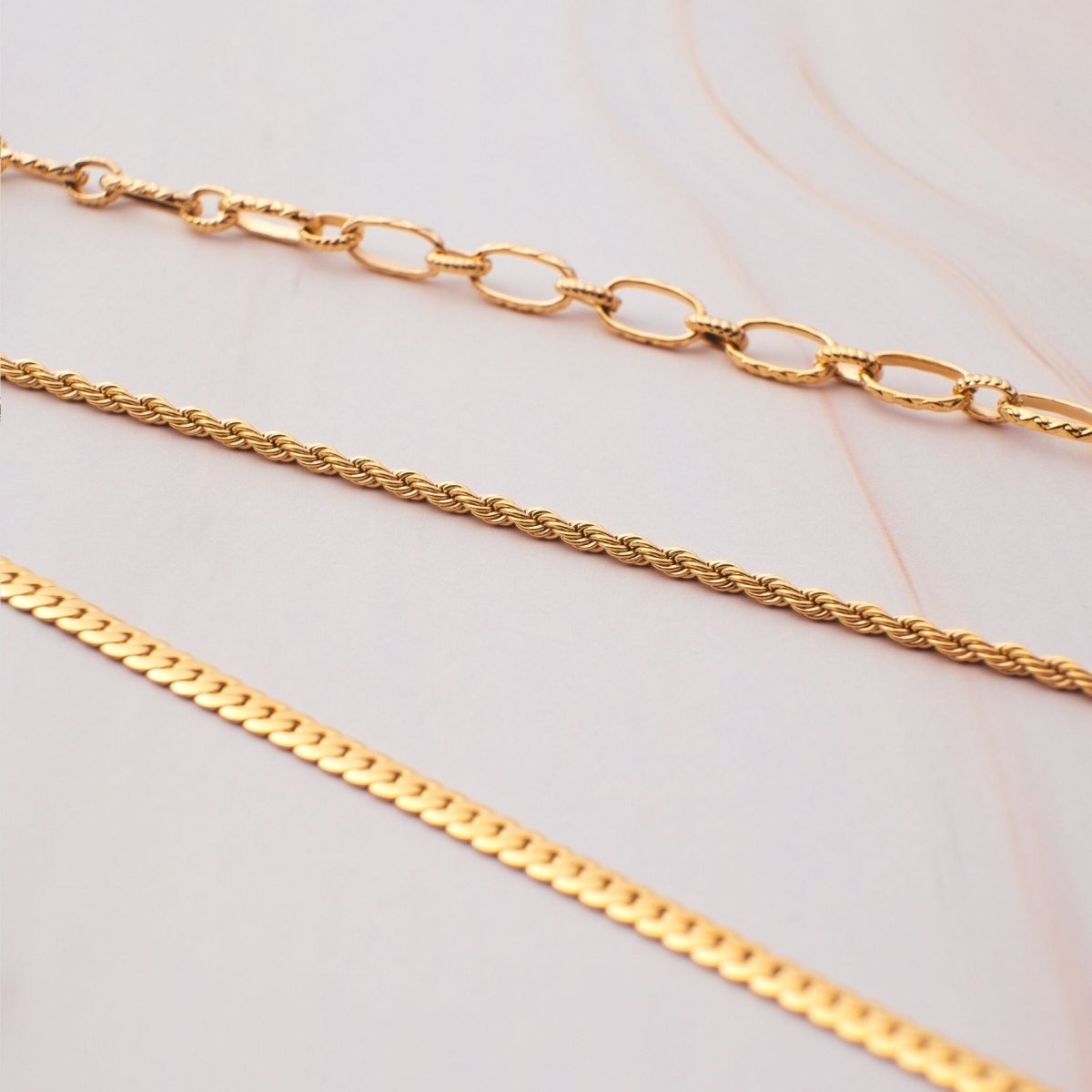 Colar Salvador Cordão Baiano Fino 2mm Banhado em Ouro 18k