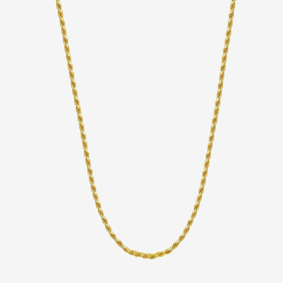 Colar Salvador Cordão Baiano Fino 2mm Banhado em Ouro 18k