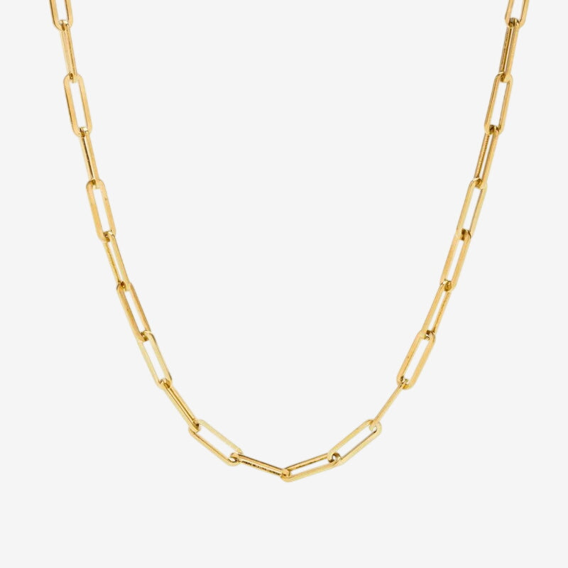 Colar Selena Elos Corrente Banhado em Ouro 18K