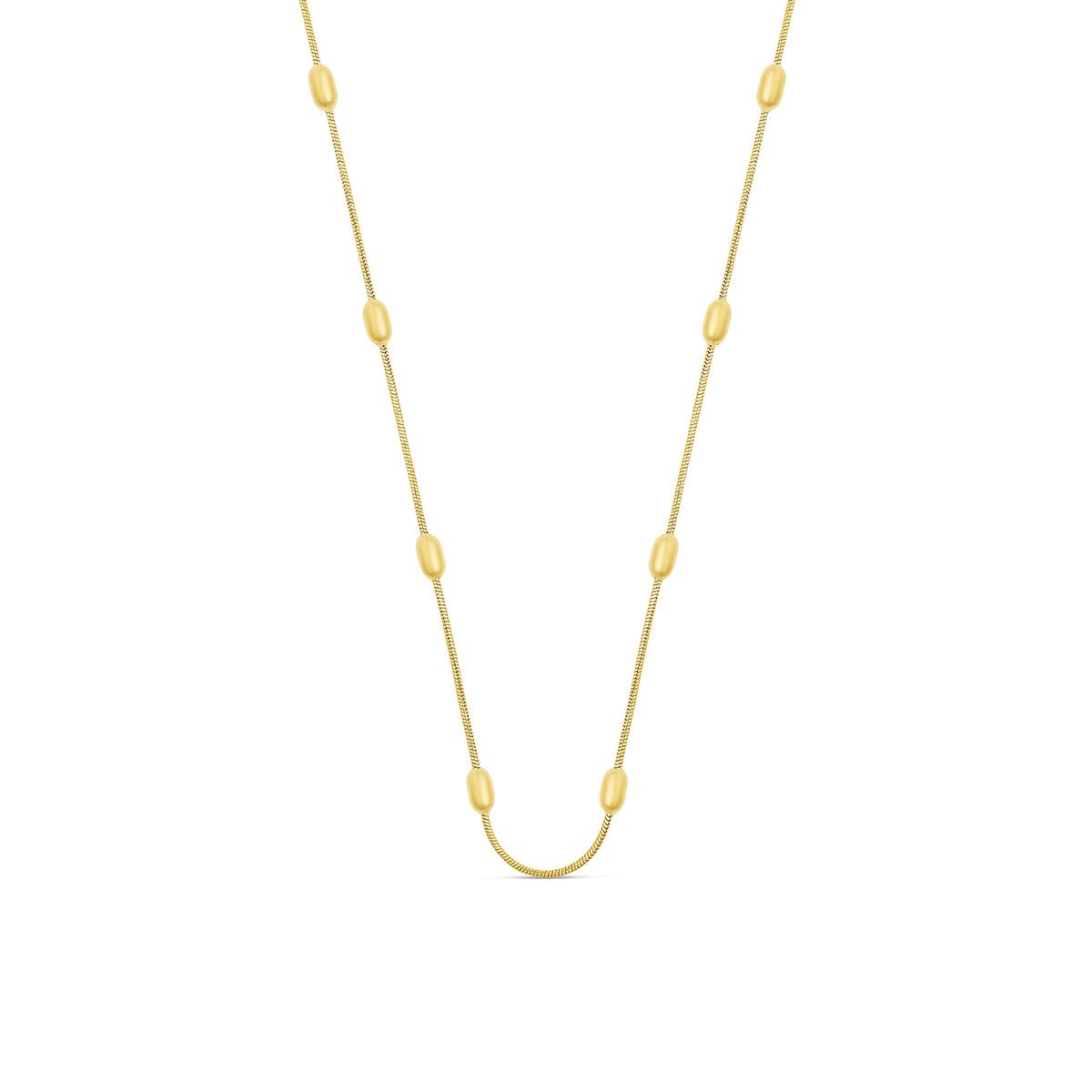 Colar Saturno Esfera Banhado em Ouro 18K