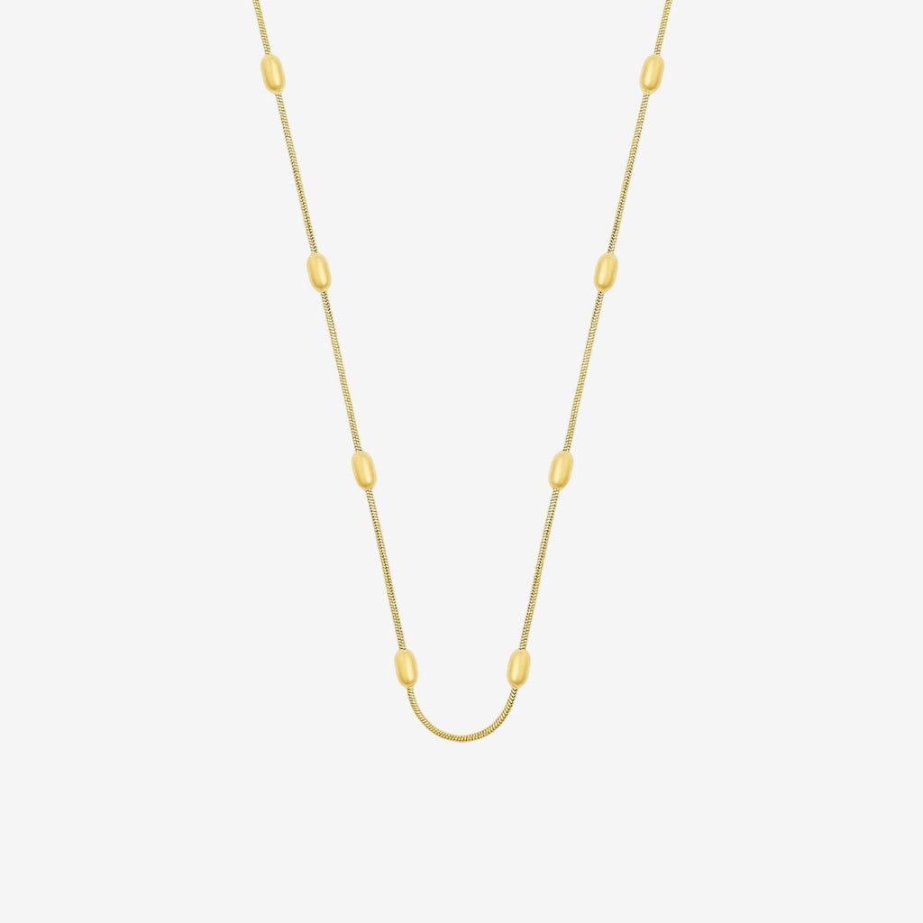 Colar Saturno Esfera Banhado em Ouro 18K