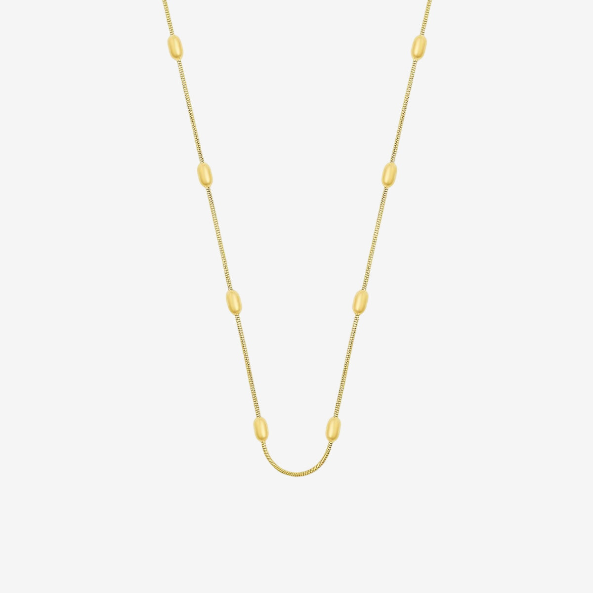 Colar Saturno Esfera Banhado em Ouro 18K