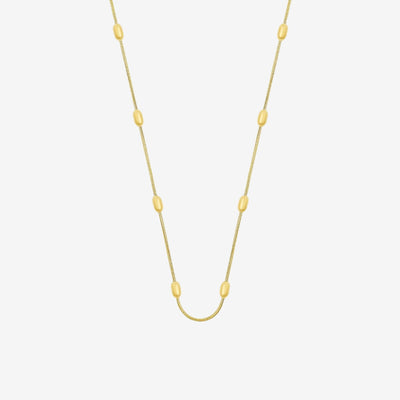 Colar Saturno Esfera Banhado em Ouro 18K