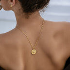 Colar Compass Rosa dos Ventos Banhado em Ouro 18k