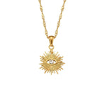 Colar Olímpia Eye Banhado em Ouro 18K