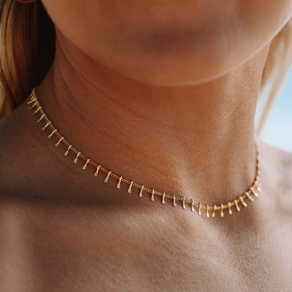 Colar Jurejê Gargantilha Banhado em Ouro 18K