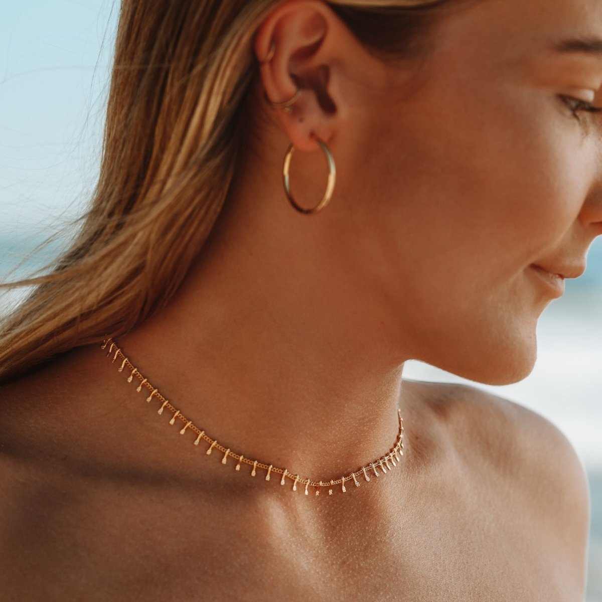 Colar Jurejê Gargantilha Banhado em Ouro 18K