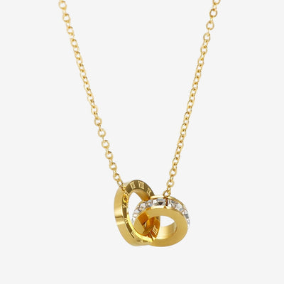 Colar Sultana Pedra Zircônia Banhado em Ouro 18K