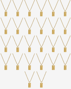 Colar Letra Inicial Minimal Banhado em Ouro 18K