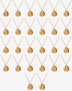 Colar Letra Inicial Minimalista Banhado em Ouro 18k
