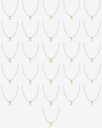 Colar Letra Inicial Pérola Banhado em Ouro 18K